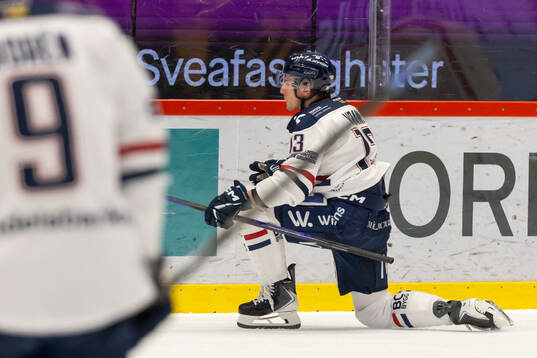 Linköpings Jakub Vrana jublar