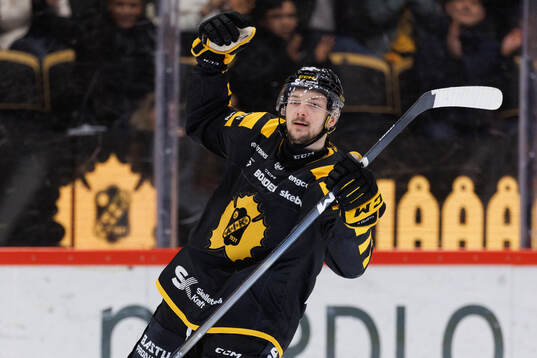 Skellefteås Oliver Okuliar jublar