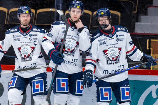 Linköpings Christoffer Ehn, William Proosoch Oscar Holmertz