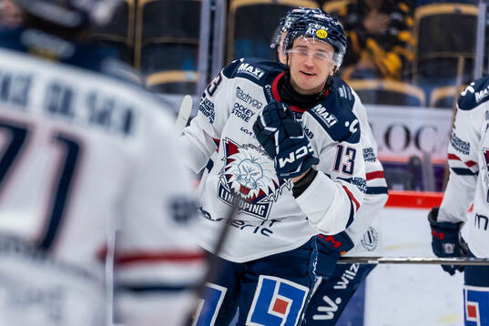 Linköpings Jakub Vrana jublar