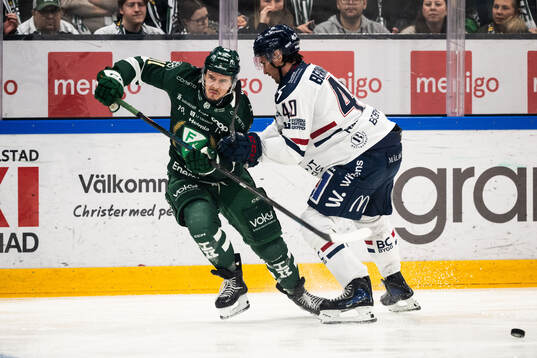 Färjestads Joakim Nygård och Linköpings David Bernhardt
