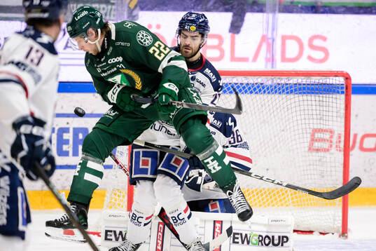 Färjestads Per Åslund och Linköpings Max Martin