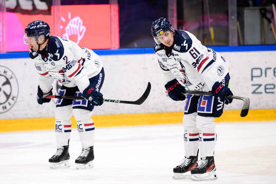 Linköpings Rasmus Rissanen och Markus Ljungh deppar
