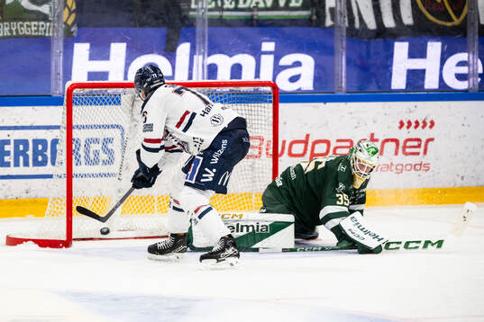 Linköpings Nicholas Shore gör 1-2 bakom Färjestads