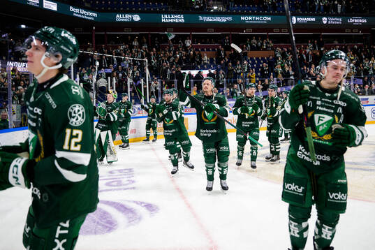 Färjestads Magnus Nygren jublar