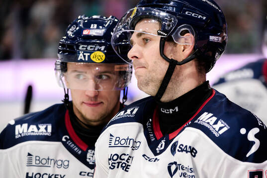 Linköpings Nicholas Shore deppar