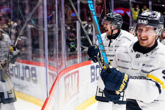 HV71s Niklas Hansson jublar