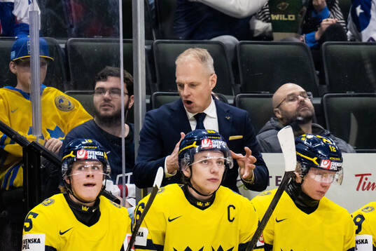 Head coach Magnus Hävelid of Sweden