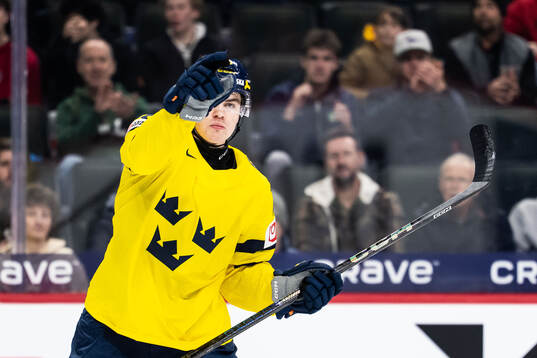 Anton Frondell of Sweden celebrates