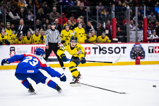 Jakub Dubravik of Slovakia and Alfons Freij of Sweden