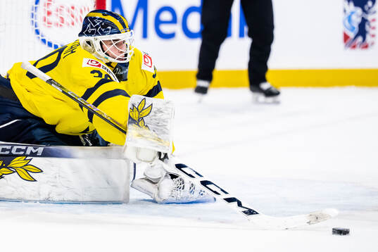 Goaltender Love Härenstam of Sweden