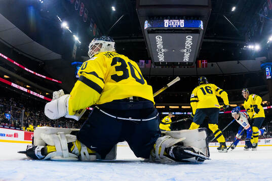 Goaltender Love Härenstam of Sweden