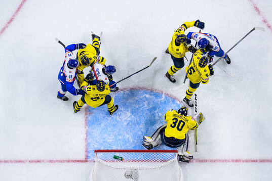 Michal Svrcek, Adam Nemec and Andreas Straka of Slovakia