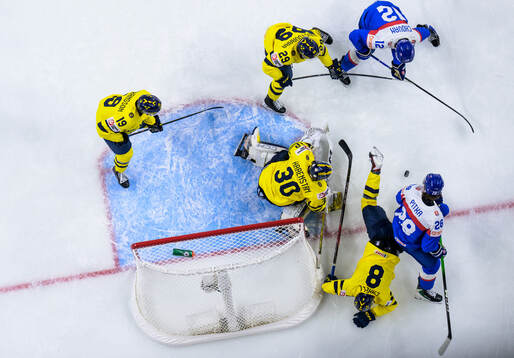 William Håkansson, goaltender Love Härenstam, Casper