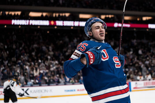 Chase Reid of USA celebrates