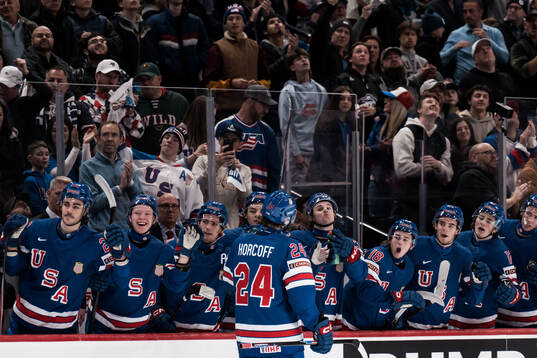 Will Horcoff of USA celebrates
