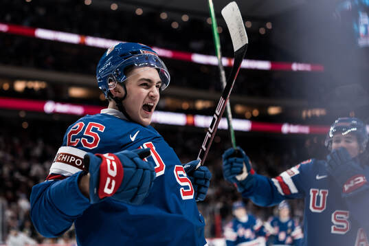 Chase Reid of USA celebrates
