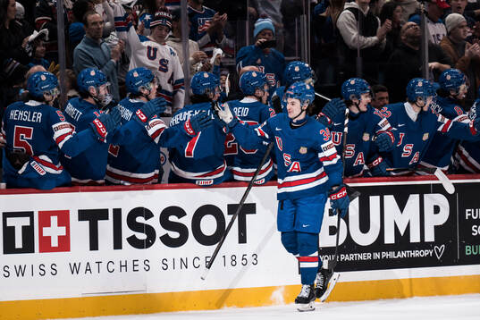 Cole Eiserman of USA celebrates