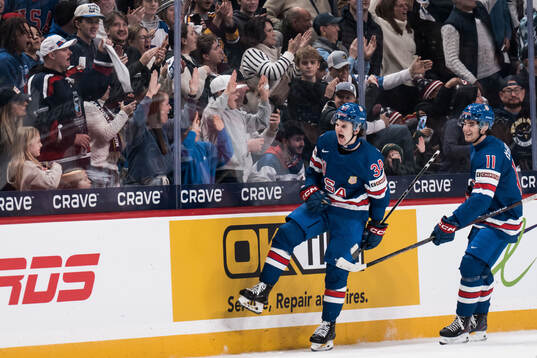 Cole Eiserman and Cole McKinney of USA celebrates