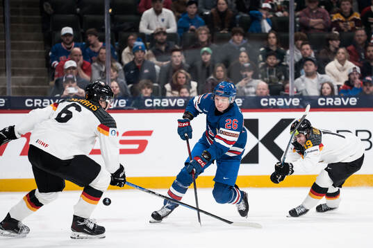 Manuel Schams of Germany and Max Plante of USA and Dustin