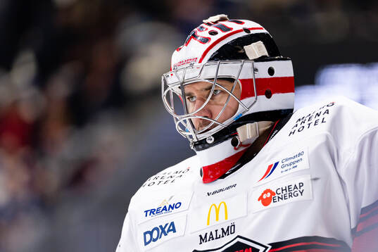 Malmö Redhawks målvakt Marek Langhamer