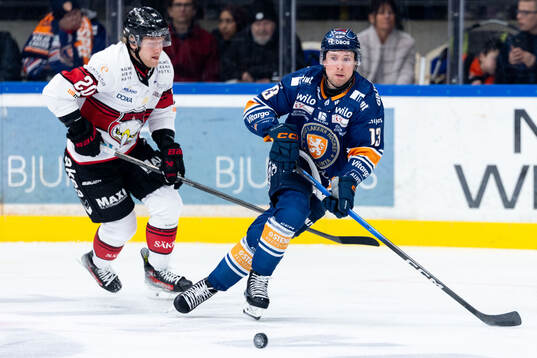 Malmö Redhawks Thomas Berg Paulsen och Växjös Dylan