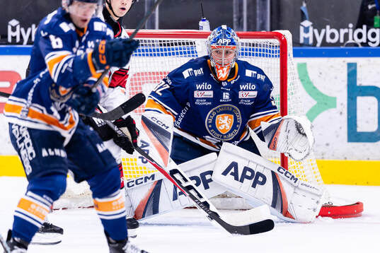 Växjös målvakt Ludvig Persson