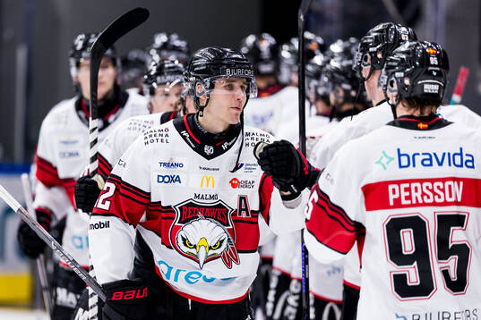 Malmö Redhawks Janne Kuokkanen jublar