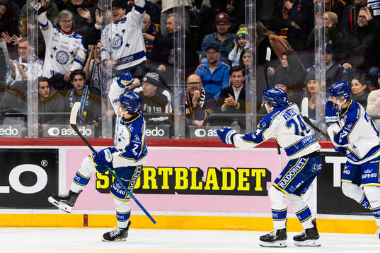 Leksands Marcus Karlberg jublar