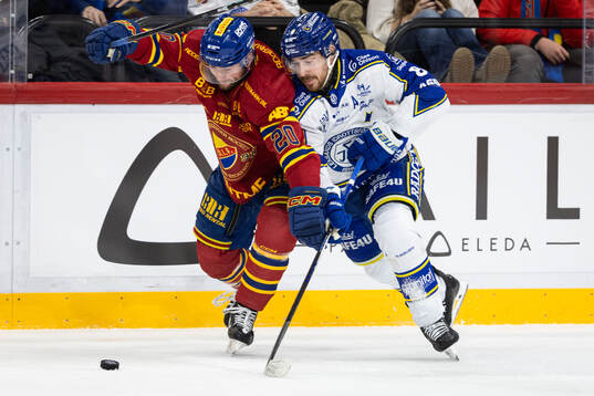 Djurgårdens Mathias Emilio Pettersen och Leksands Matt