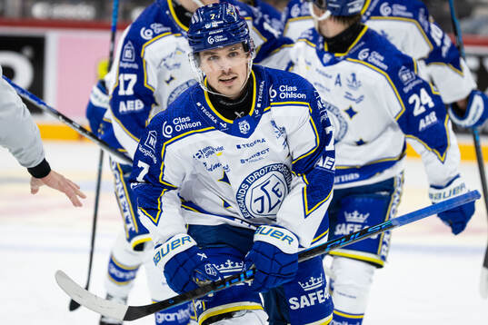 Leksands Marcus Karlberg jublar