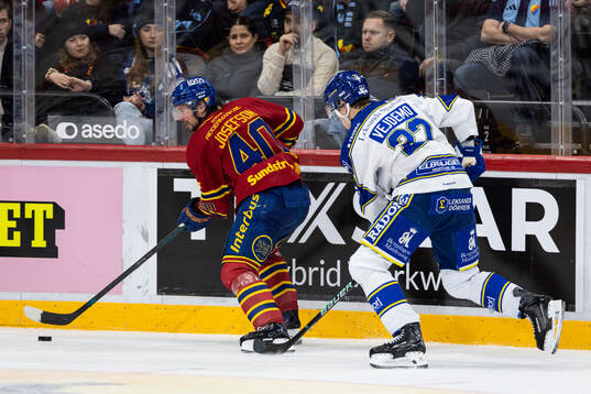 Djurgårdens Jacob Josefson och Leksands Lukas Vejdemo