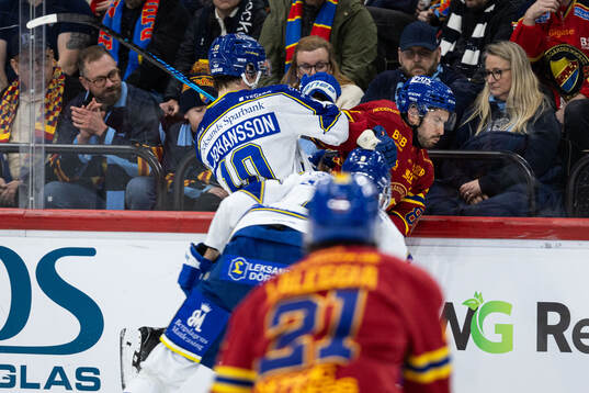 Leksands Anton Johansson och Djurgårdens Oula Palve