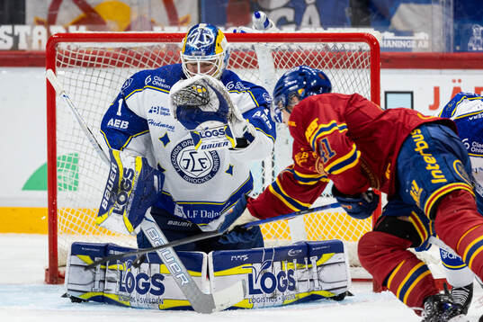 Leksands målvakt Marcus Gidlöf