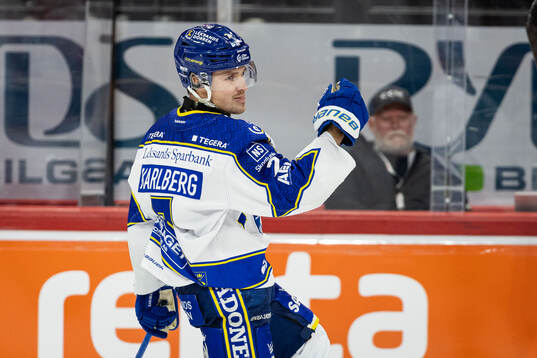 Leksands Marcus Karlberg jublar