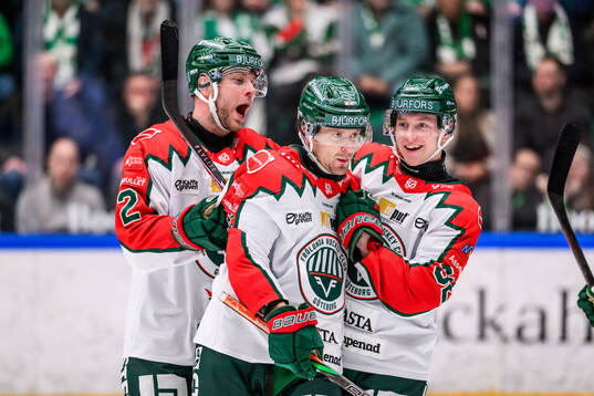 Frölundas Christian Folin, Nicklas Lasu och Noah Hasa