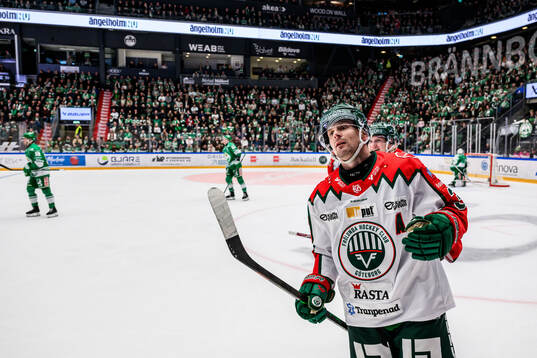 Frölundas Nicklas Lasu jublar