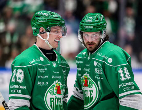 Rögles Anton Bengtsson och Dennis Everberg deppar