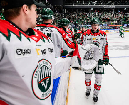 Frölundas Filip Cederqvist jublar