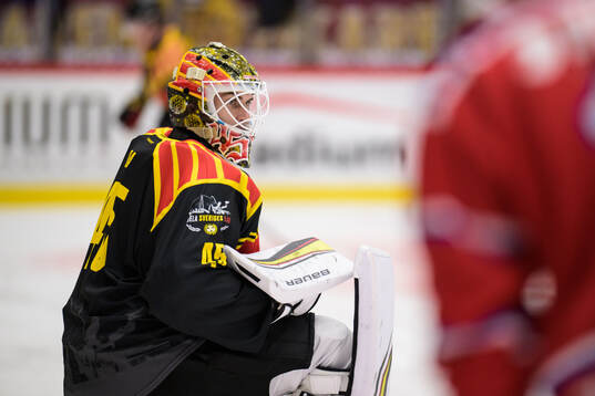 Brynäs målvakt Damian Clara