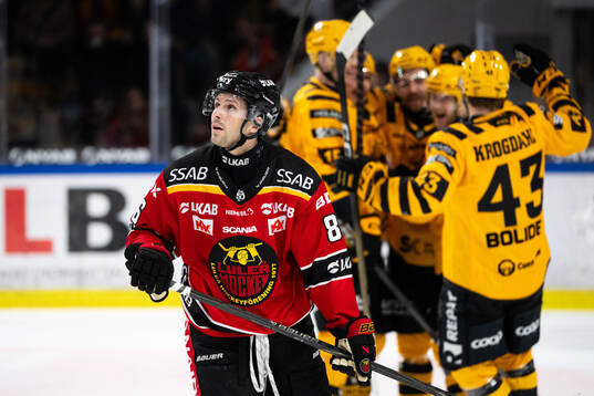 Luleås Mathias Bromé deppar