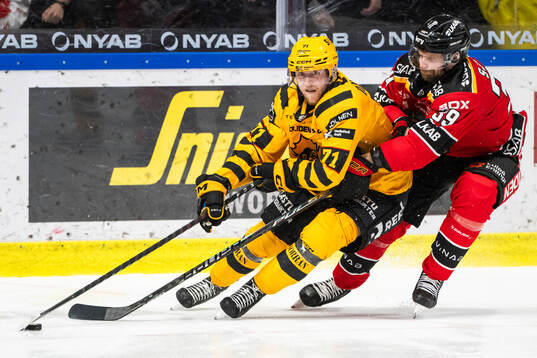 Skellefteås Jonathan Davidsson och Luleås Pontus Själin