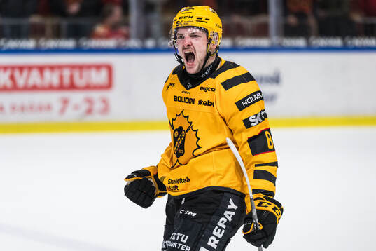 Skellefteås Oliver Okuliar jublar