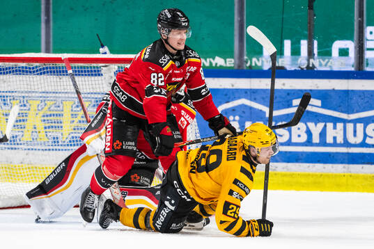 Luleås Otto Leskinen och Skellefteås Mikkel Aagaard