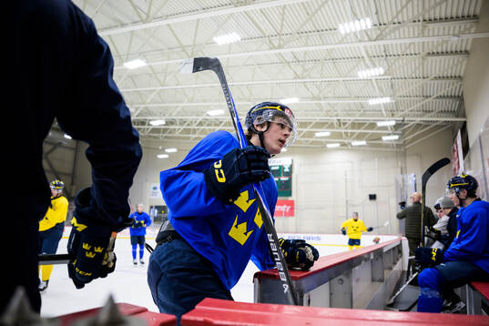 Ivar Stenberg of Sweden at a practice session