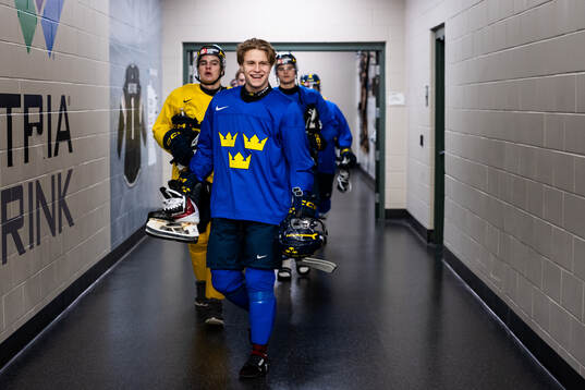Alfons Freij of Sweden at a practice session