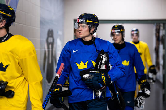 Felix Carell of Sweden at a practice session
