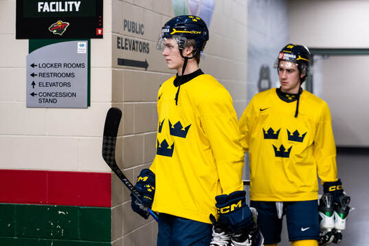 Victor Johansson of Sweden at a practice session