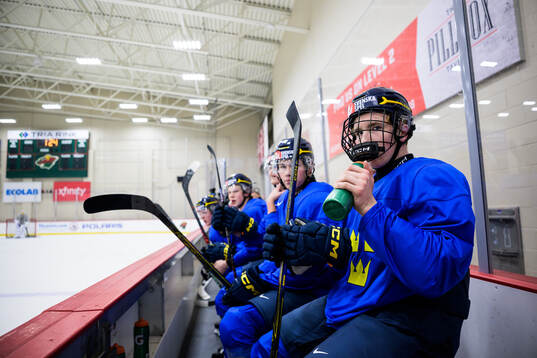 Viggo Björck of Sweden at a practice session