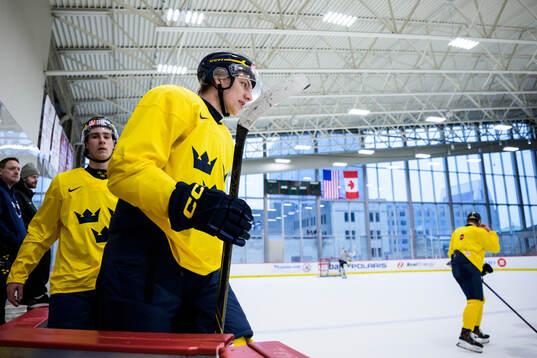 Jack Berglund of Sweden at a practice session